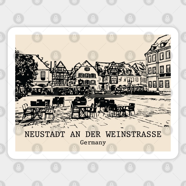 Neustadt an der Weinstraße - Germany Magnet by Lakeric